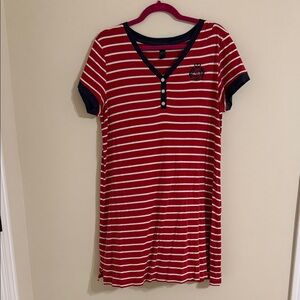 Ralph Lauren Striped Tee Shirt Dress SZ XL